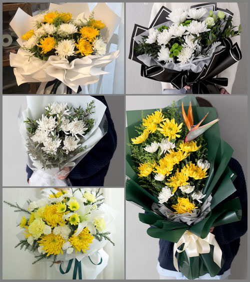 广东梅州市平远县仁居镇仁居村白事花束代送